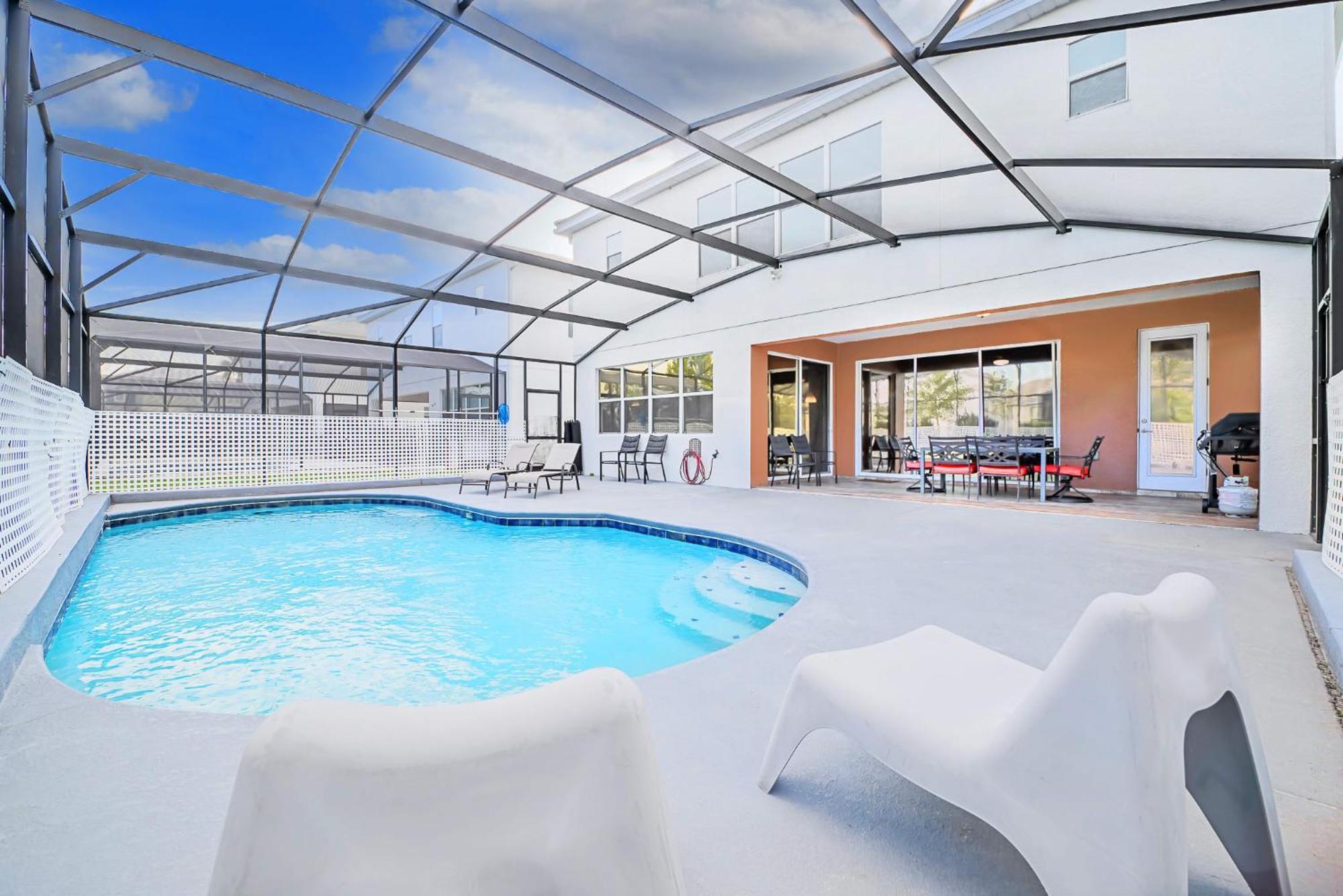 6Br Luxury Home With Private Pool And Bbq Kissimmee Exterior foto